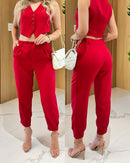 Calça Alfaiataria Betânia Vermelha 113488