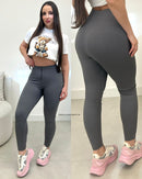 Calça Legging Betina Cinza 108345